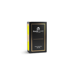 White cardstock perfume box